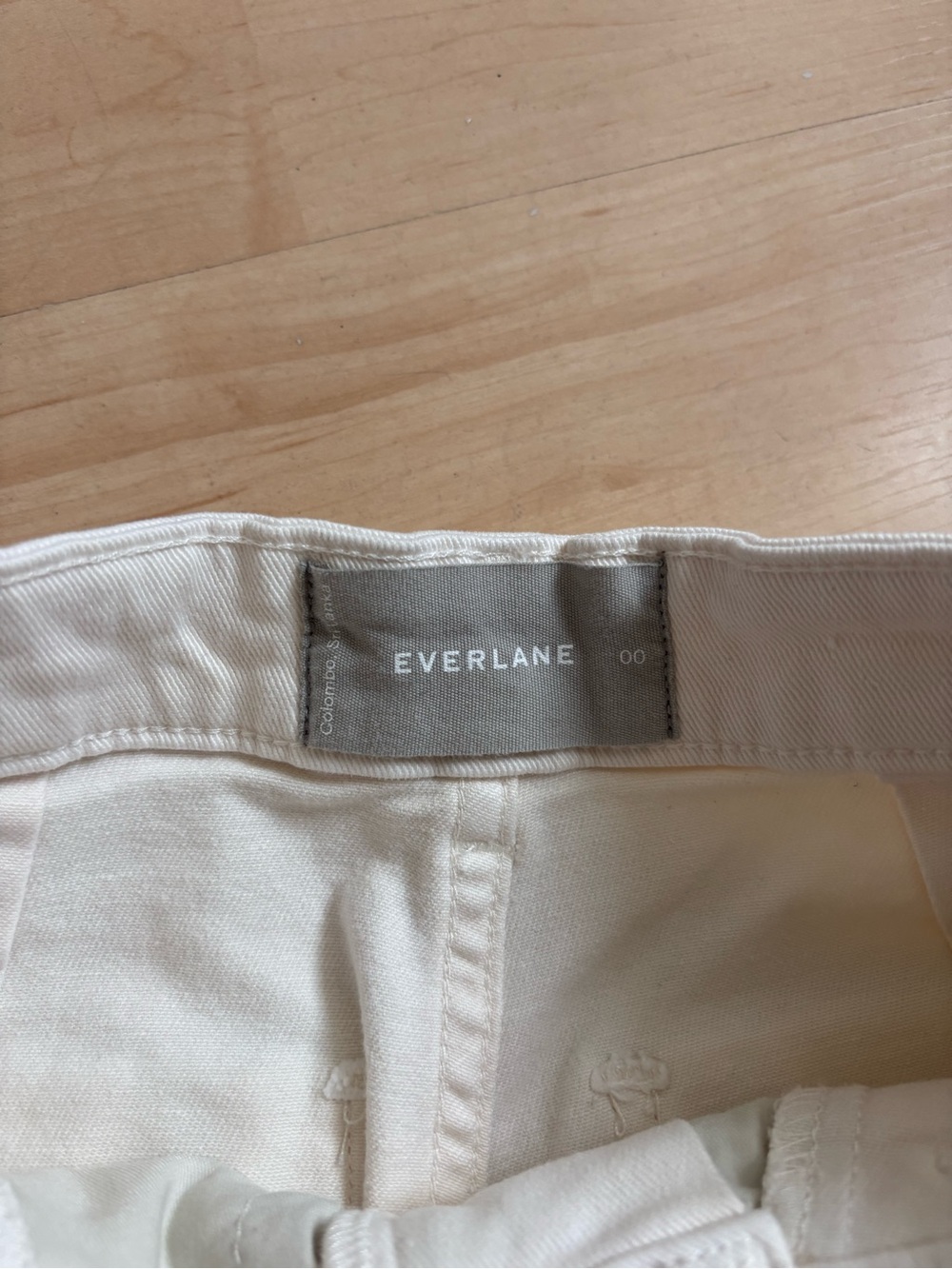 Everlane Utility Barrel Pants Bone white 00 - Picture 2 of 3